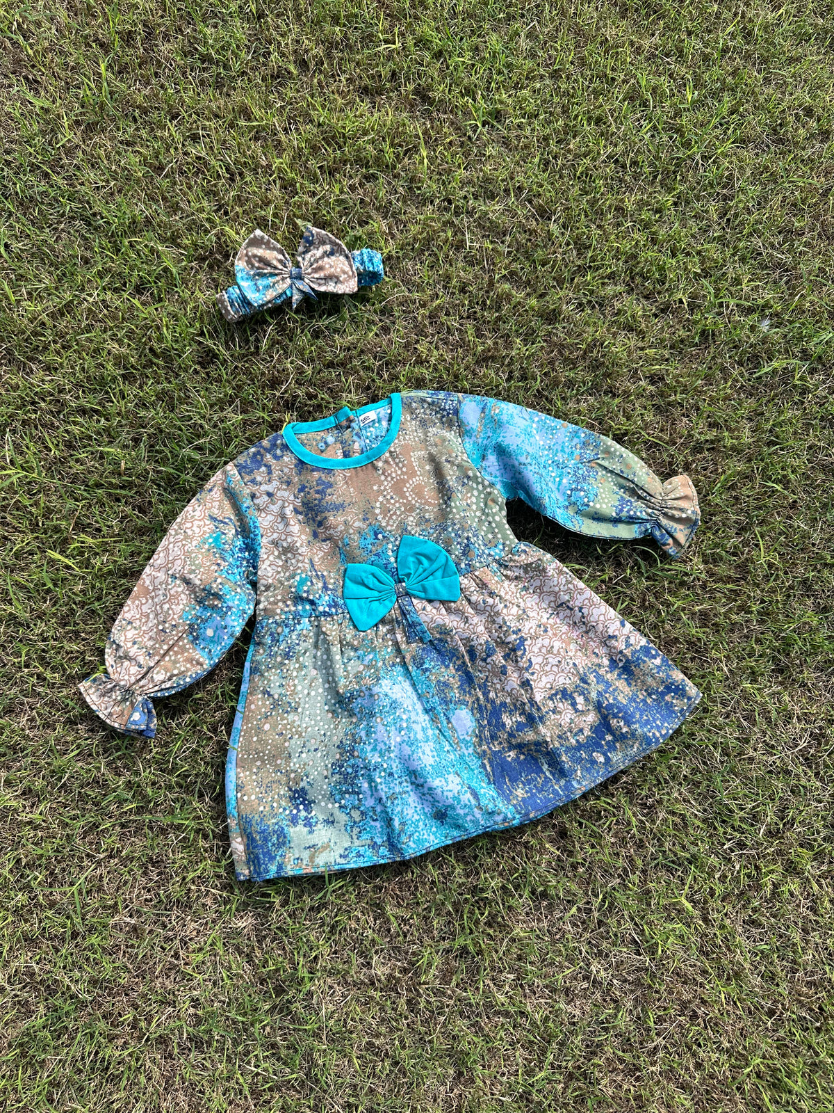 Winter Cotton Frock with Band
