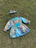 Winter Cotton Frock with Band