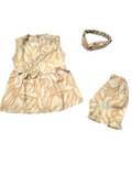 2PC Summer Soft Cotton Frock with Short - Front Frill