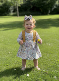 Winter Cotton Frock with Band Front patti